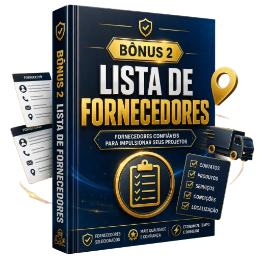 Capa da lista de fornecedores